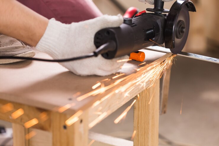 Can an angle grinder be used to cut wood