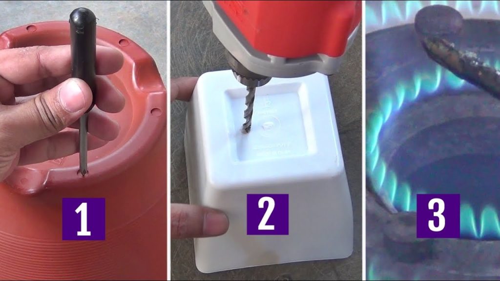 How to Poke Holes in a Plastic Container